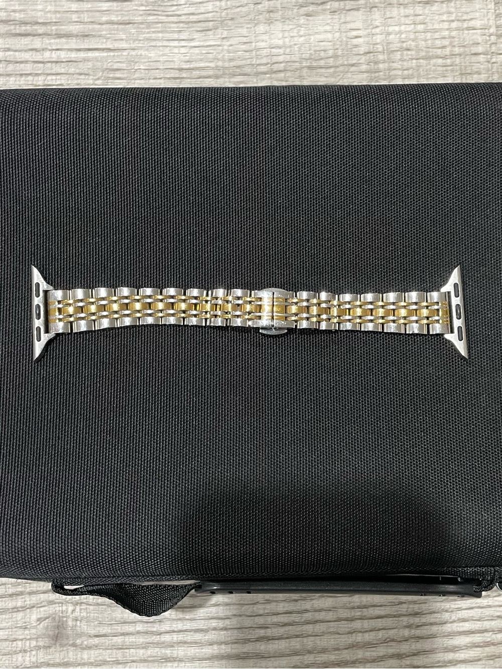 Apple Two-Tone Gold and Silver Stainless Steel Watch Band
